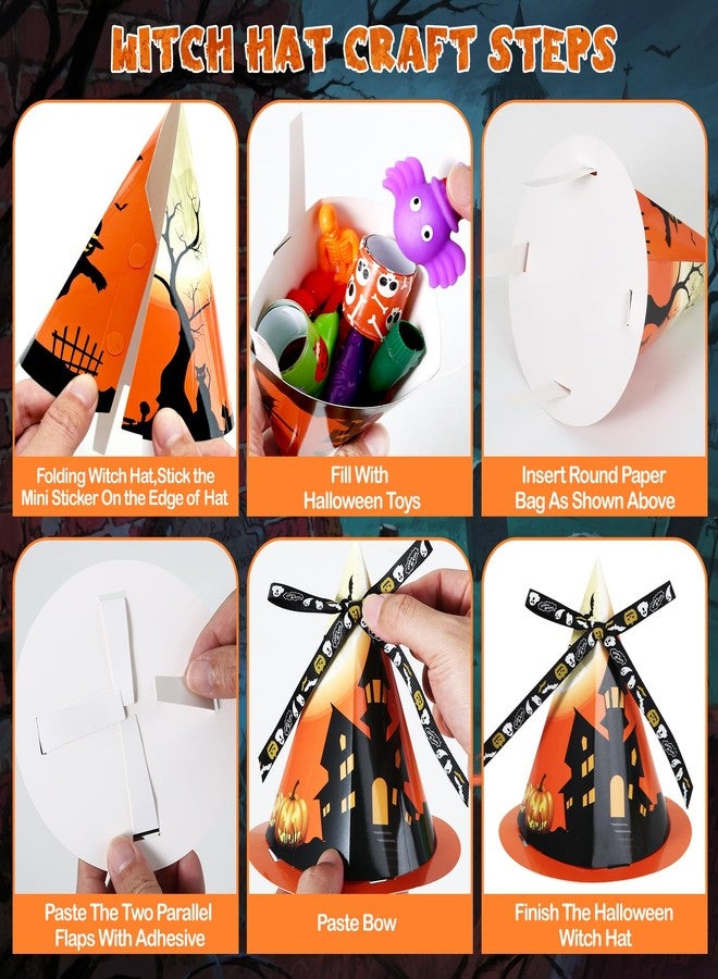 ShyLizard 234 PCS Halloween Party Favors for Kids,24 Pack Witch Hat Shaped Goodie bag Stuffers with Non-Candy Trick Or Treat Toys Bulk,Goodie Bags Basket Stuffers,Classroom Favors Gifts for Boys Girls - Image 5